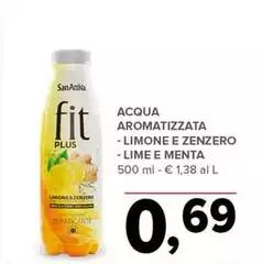 Acqua Aromatizzata Limone E Zenzero