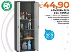 Max - Armadio Sclik Con Ripiani