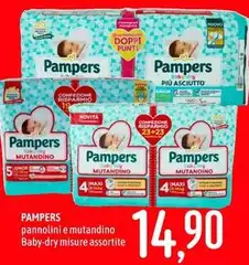 Pampers - Pannolini E Mutandino Baby-Dry Misure Assortite