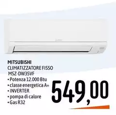 Mitsubishi - Climatizzatore Fisso MSC-DW35VF