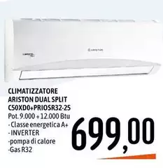 Ariston - Climatizzatore Dual Split C50XD+PriORS32-25