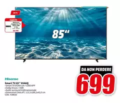 Hisense - Smart Tv 85" 85A6Q