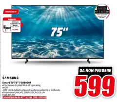 Samsung - Smart TV 75" 75UQ800F