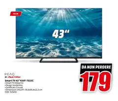 Peaq - Smart Tv 43" 43YF-7025C