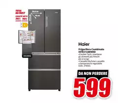 Haier - Frigorifero Combinato HFR3T3ENDM
