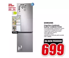 Samsung - Frigorifero Combinato EcoFlex AI R93C775CS9
