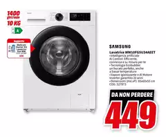 Samsung - Lavatrice WW10F5GU34AEET