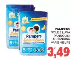 Pampers - Sole E Luna Pannolini Mutandino