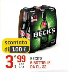 Becks - 6 Bottiglie Da Cl. 33