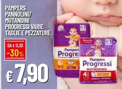 Pampers - Pannolini/ Mutandini Progressi Pampers - Pannolini/ Mutandini Progressi