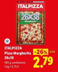 Italpizza - Pizza Margherita 26x38 Italpizza - Pizza Margherita 26x38