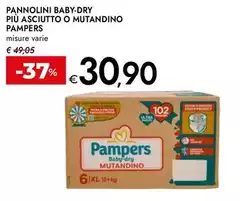 Pampers - Pannolini Baby-Dry Più Asciutto O Mutandino
