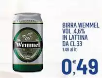 Wemmel - Birra Vol. 4,6% In Lattina Da Cl33