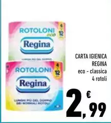 Regina - Carta Igienica Eco/Classica Regina - Carta Igienica Eco/Classica