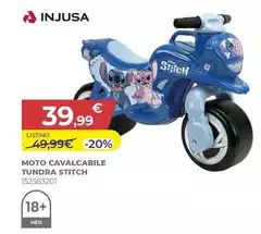 Injusa - Moto Cavalcabile Tundra Stitch