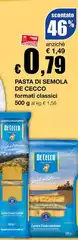 De Cecco - Pasta Di Semola De Cecco - Pasta Di Semola