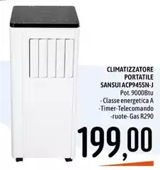 Climatizzatore Portatile AC945SN-J