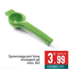 Spremiagrumi Lime Mixaged All Mm. 60