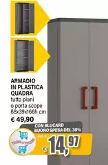Armadio In Plastica Quadra