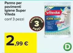 Vileda - Panno Per Pavimenti Igiene Super Vileda - Panno Per Pavimenti Igiene Super