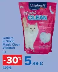 Vitakraft - Lettiera In Silicio Magic Clean Vitakraft - Lettiera In Silicio Magic Clean