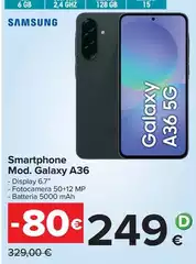 Samsung - Smartphone Mod. Galaxy A36 Samsung - Smartphone Mod. Galaxy A36