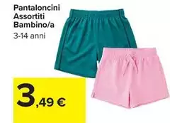 Pantaloncini Assortiti Bambino/a Pantaloncini Assortiti Bambino/a