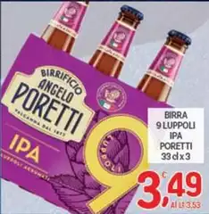 Angelo poretti - Birra 9 Luppoli Ipa