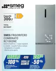 Smeg - Frigorifero Combinato Rc18xdne
