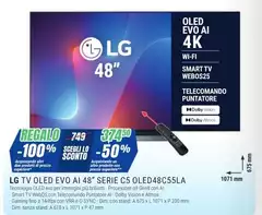LG - Tv Oled EVO AI 48" Serie C5 OLED48C55LA LG - Tv Oled EVO AI 48" Serie C5 OLED48C55LA