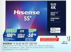Hisense - Tv Qled 4k 55" 55E79S Hisense - Tv Qled 4k 55" 55E79S