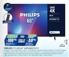 Philips - Tv Led 65" 65PUS8010/12 Philips - Tv Led 65" 65PUS8010/12