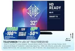 Telefunken - Tv Led 32" TE32759B50V4D