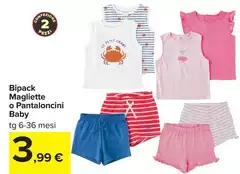 Bipack Magliette O Pantaloncini Baby Bipack Magliette O Pantaloncini Baby