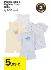 Pagliaccetto O Pigiama Corto Baby Pagliaccetto O Pigiama Corto Baby