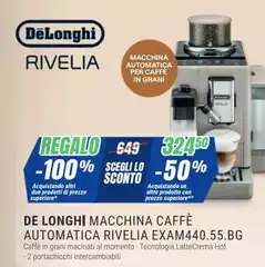 De Longhi -  Macchina Caffè Automatica Rivelia ExAM440.55.BG