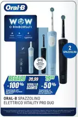 Oral b - Spazzolino Elettrico Vitality Pro Duo