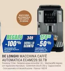 De Longhi -  Macchina Automatica Ecam220.50.tb