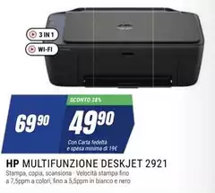 HP - Multifunzione Deskjet 2921 HP - Multifunzione Deskjet 2921