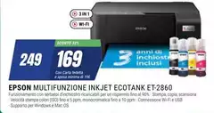 Epson - Multifunzione Inkjet Ecotank ET-2860 Epson - Multifunzione Inkjet Ecotank ET-2860