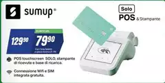 Sumup - Pos Touchscreen Solo Stampante Sumup - Pos Touchscreen Solo Stampante