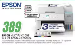 Epson -  Multifunzione Inkjet Ecotank ET-3956