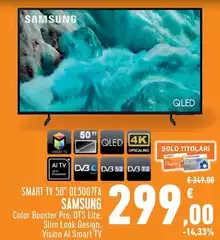 Samsung - Smart Tv 50" QE5007FA