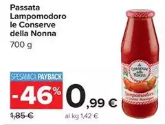 Le Conserve della Nonna - Passata Lampomodoro Le Conserve della Nonna - Passata Lampomodoro