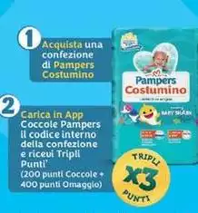 Pampers - Coccole Coccloe + Il Codice Interno Della Confezione E Riceu Tripli Punti