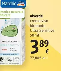 Alverde Crema Viso Idratante Ultra Sensitive 50 Ml Alverde Crema Viso Idratante Ultra Sensitive 50 Ml