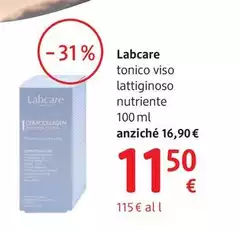 Labcare - Tonico Viso Lattiginoso Nutriente 100 Ml Labcare - Tonico Viso Lattiginoso Nutriente 100 Ml