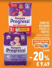 Pampers - Pannolini, Mutandino Progressi