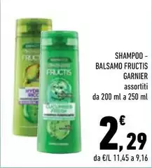 Garnier - Shampoo Fructis Garnier - Shampoo Fructis