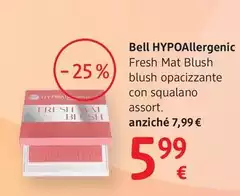 Bell Hypoallergenic - Fresh Mat Blush Blush Opacizzante Con Squalano Assort.